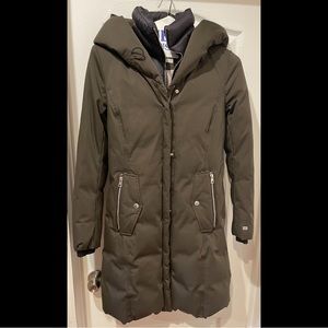Soia & Kyo Down Coat, Size S in Cedar (similar to Camelia style)